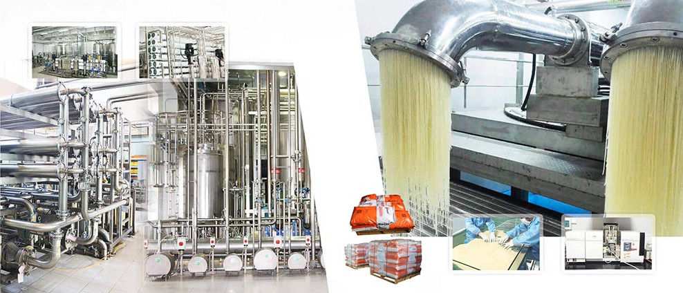 SHANGSHUI FUYUAN GELATIN CO. üreticinin üretim hattı